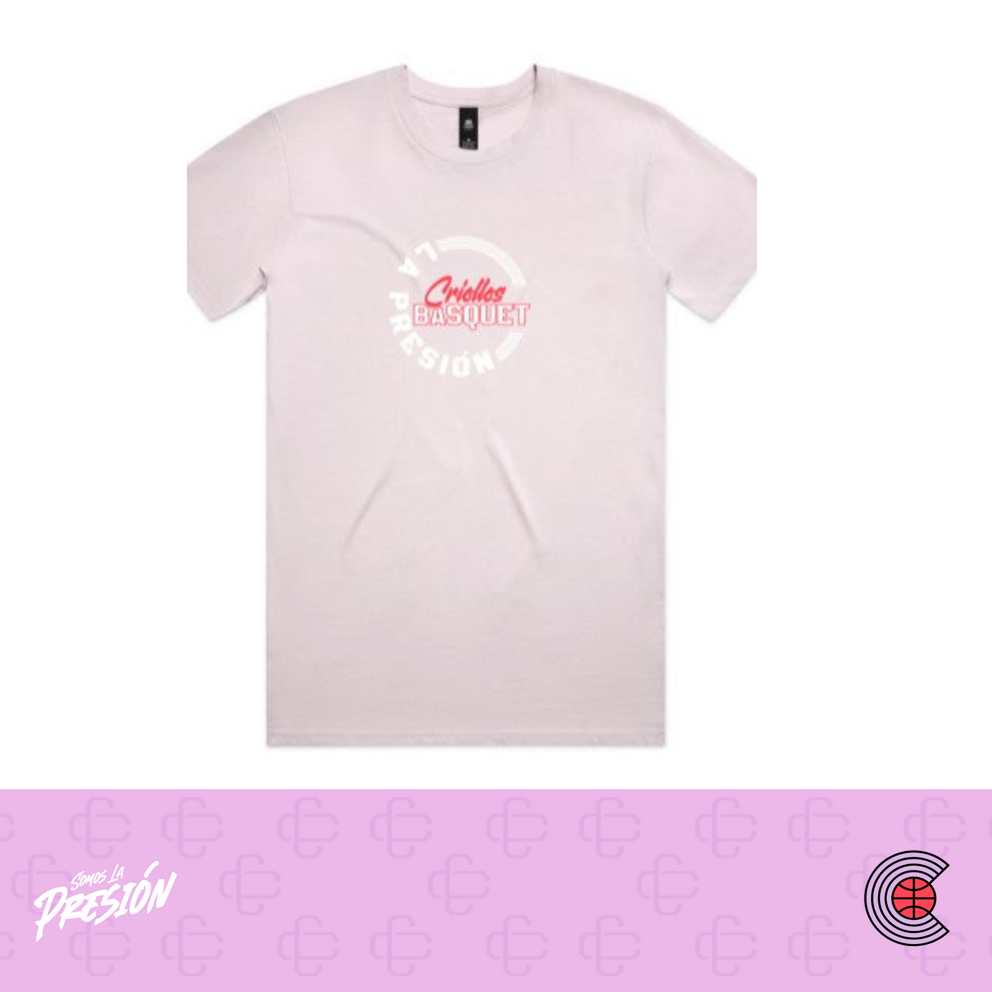 T-SHIRT - Criollos Básquet (Pink - 2025)