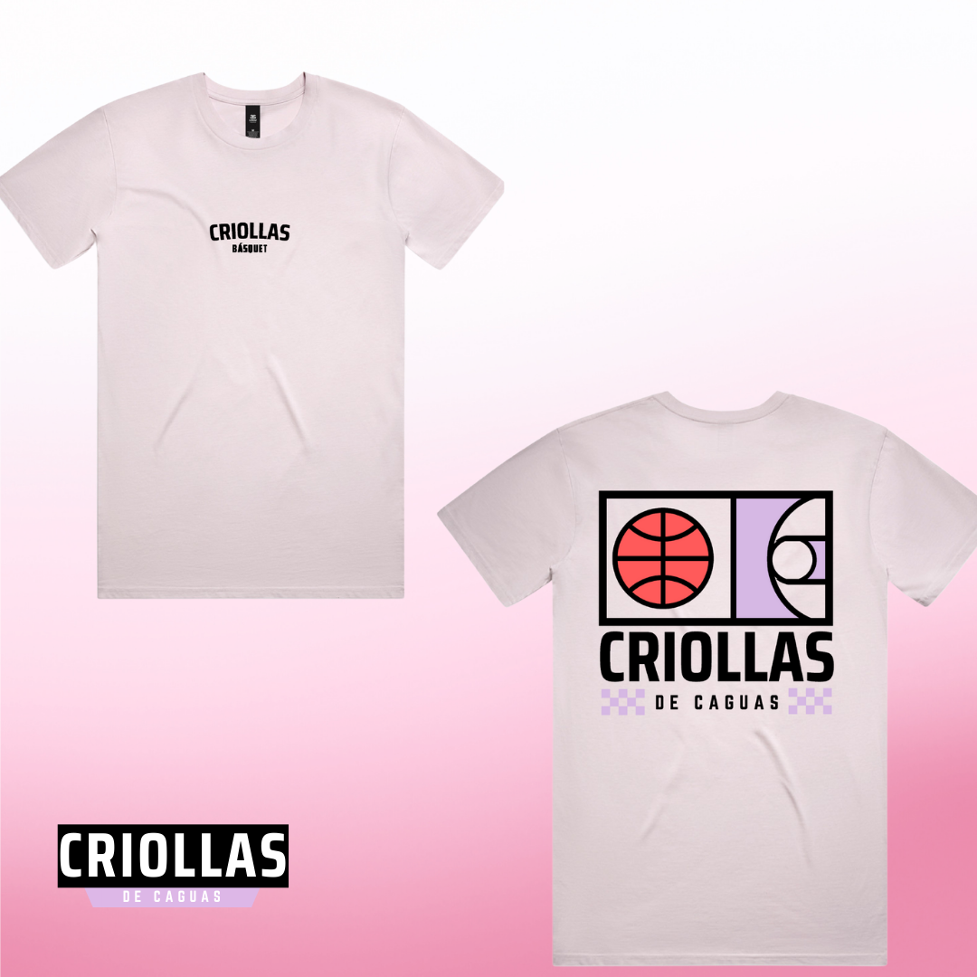 Criollas de Caguas - Basquet - T-Shirt Rosa Claro