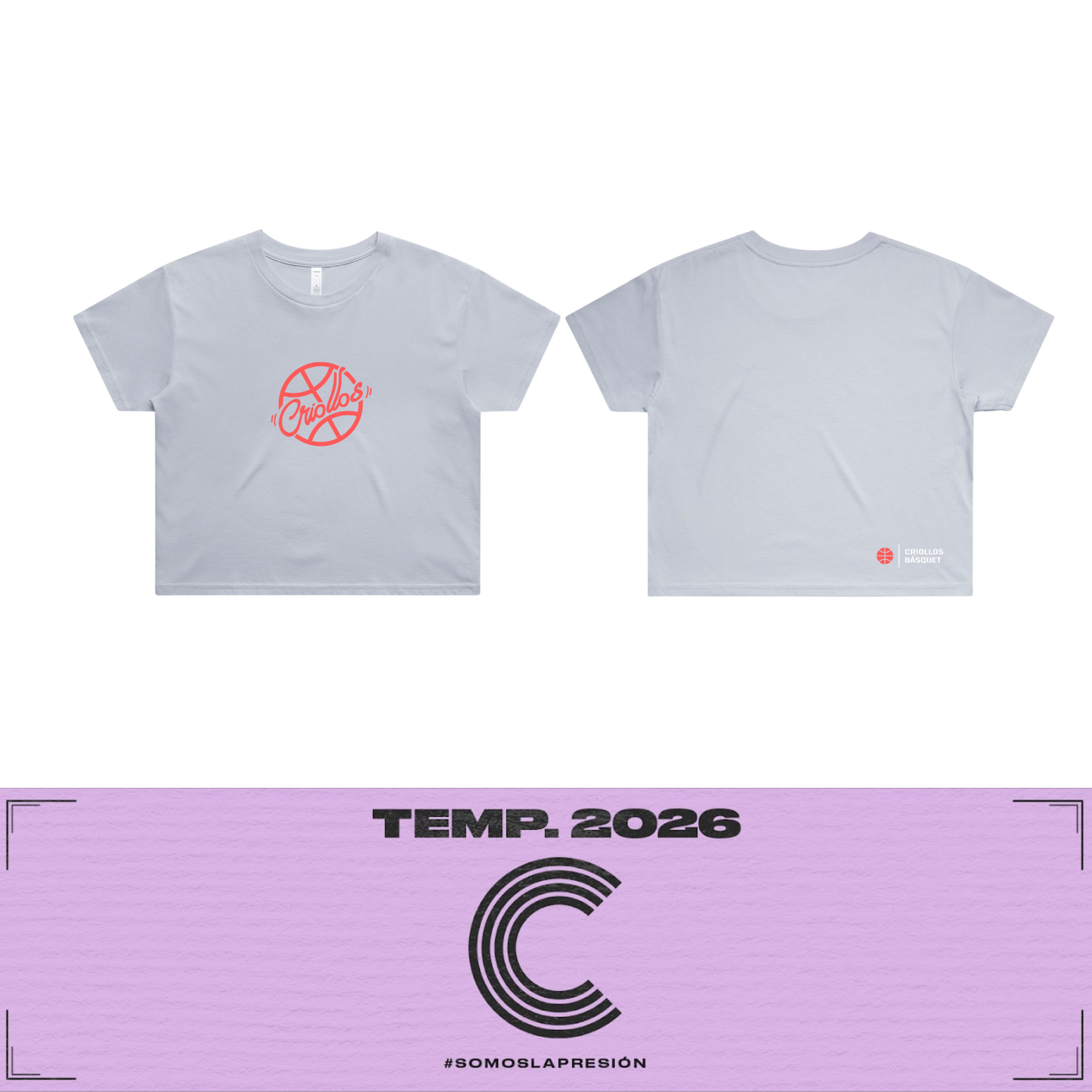 Criollos-Crop Top-Powder