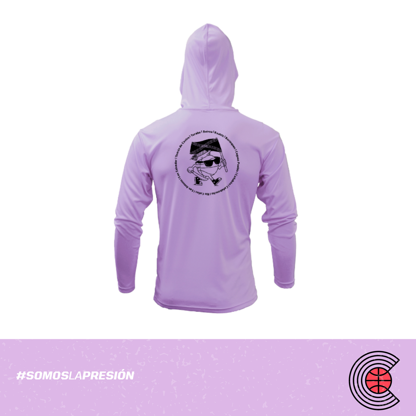 RASHGUARD PURPLE WITH HOODED