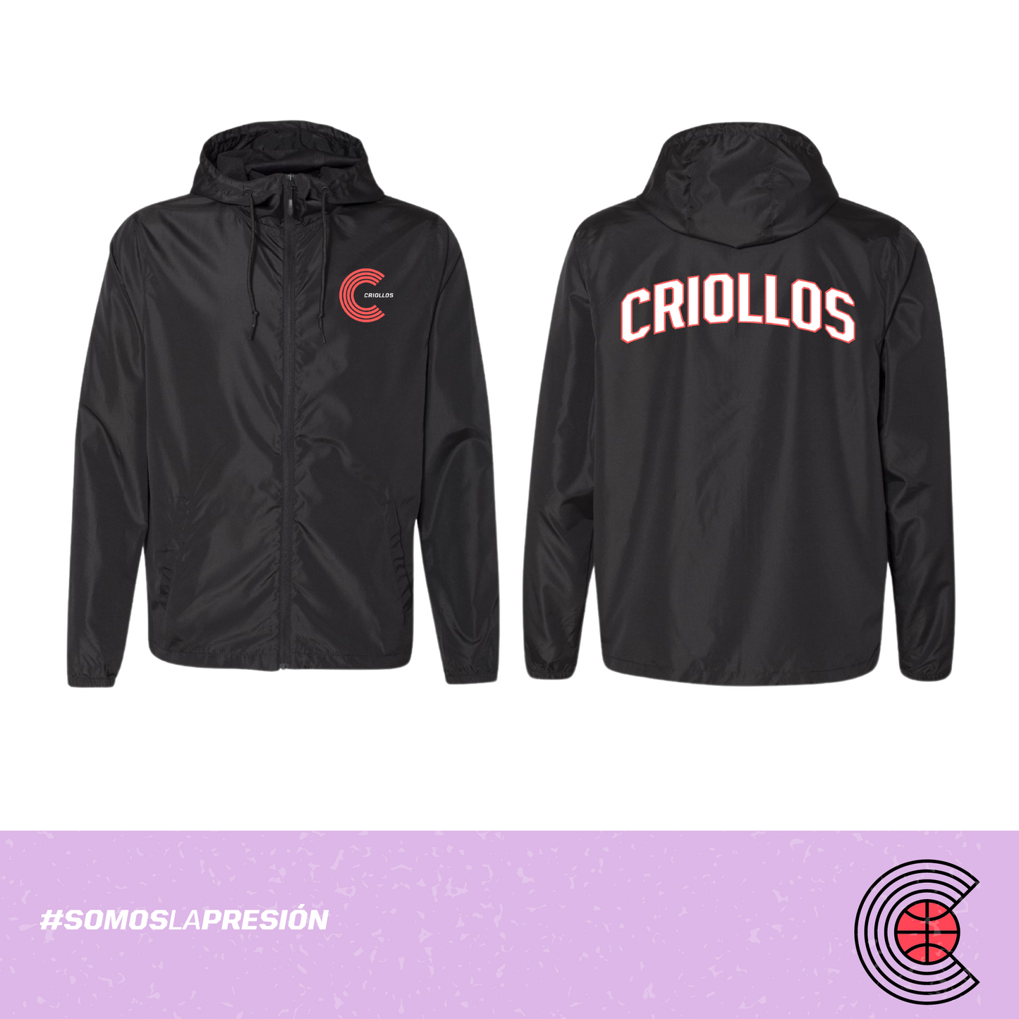 WINDBREAKER BLACK - MEN