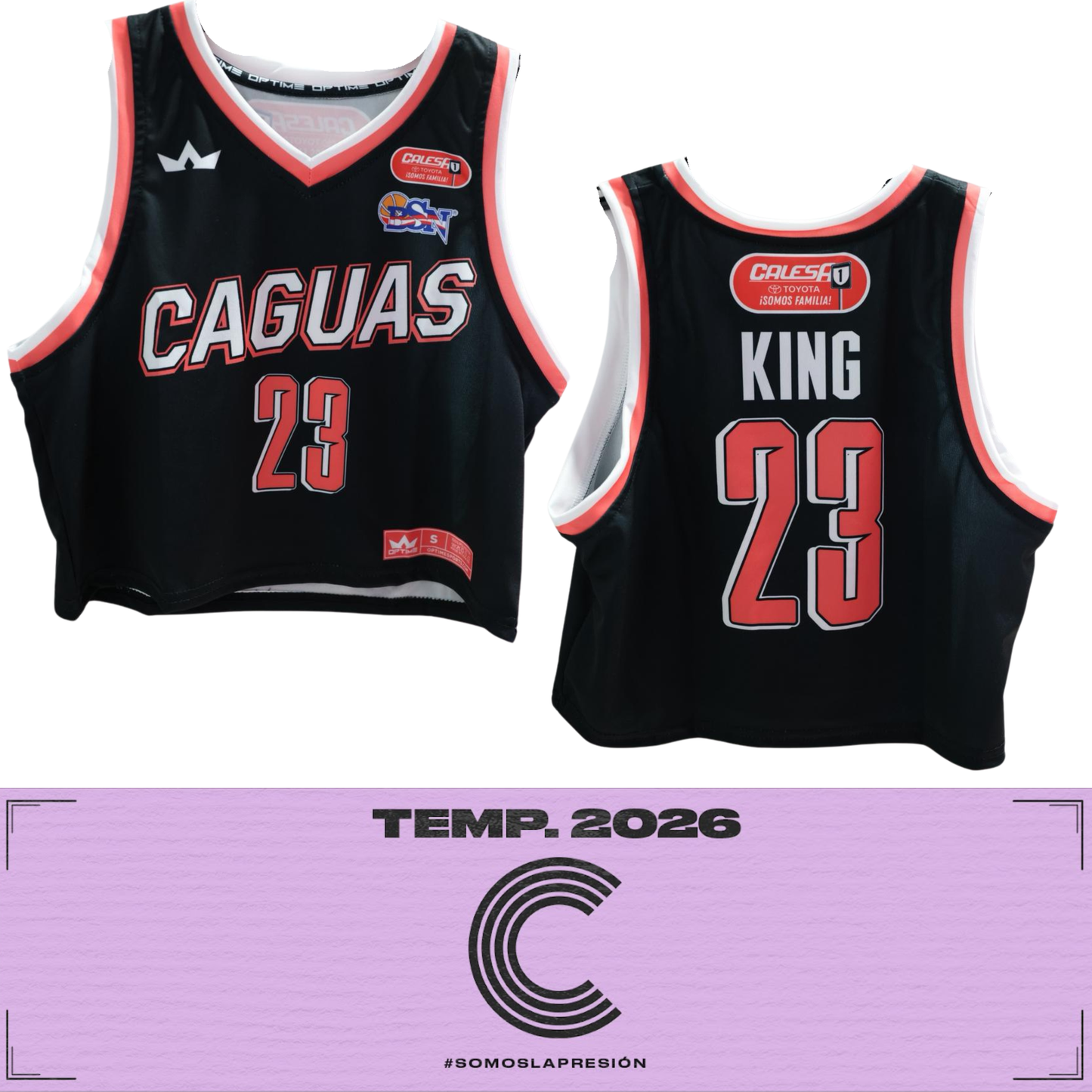 Jersey Crop Top-King-Away