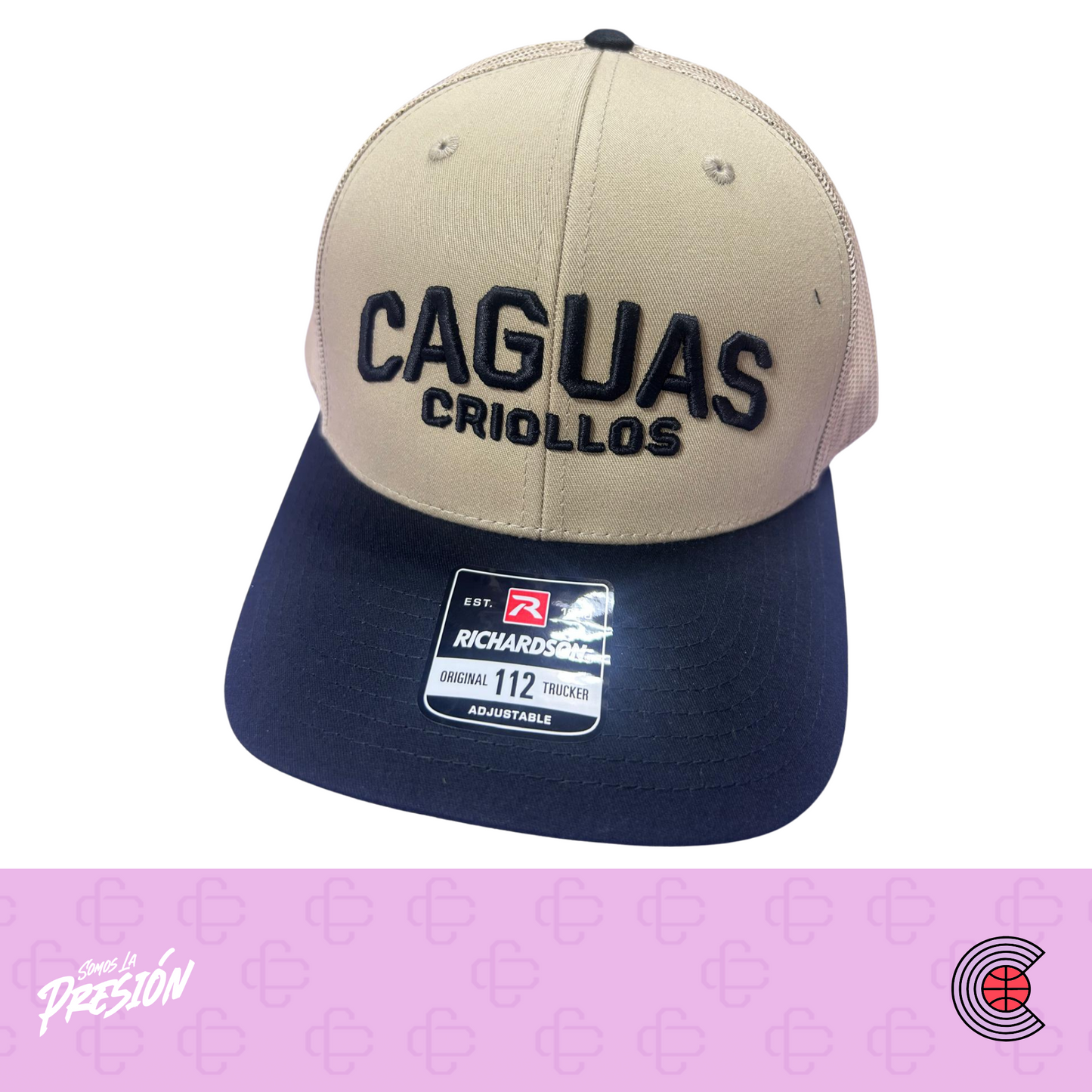 Caguas - Gorra (Crema y negra)