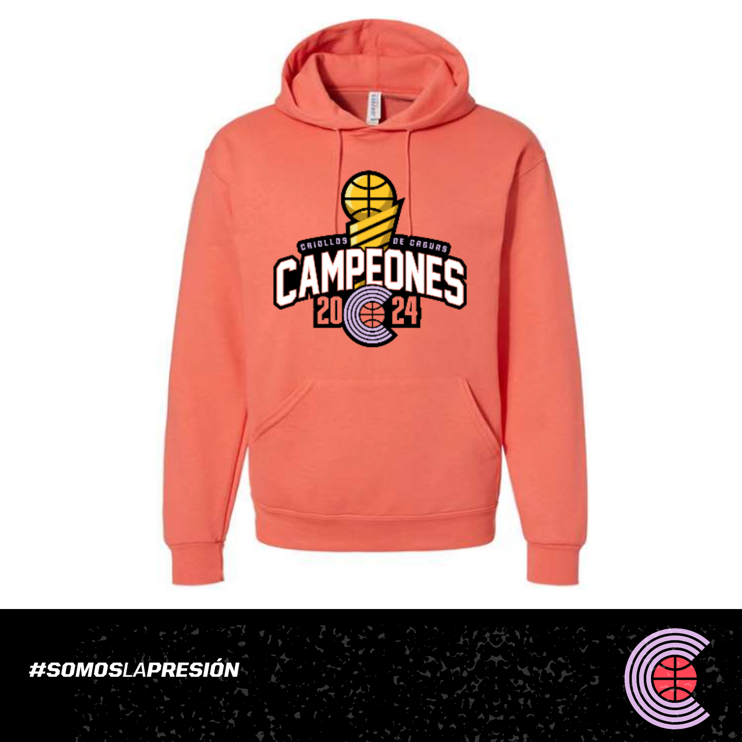 HODDIE CAMPEONES 2024 (GUAVA)