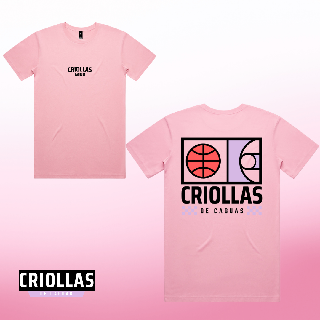 Criollas de Caguas Basquet - T-Shirt Rosita