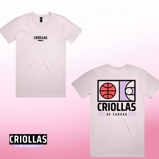 Criollas de Caguas - Basquet - T-Shirt Rosa Claro