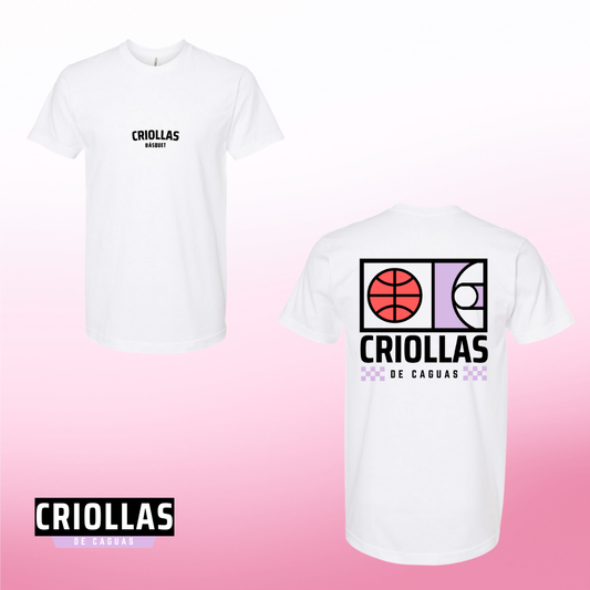 Criollas de Caguas Basquet - T-Shirt Blanca
