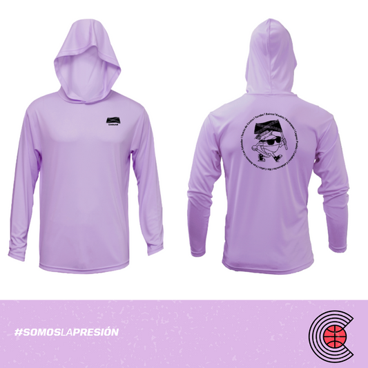 RASHGUARD PURPLE WITH HOODED