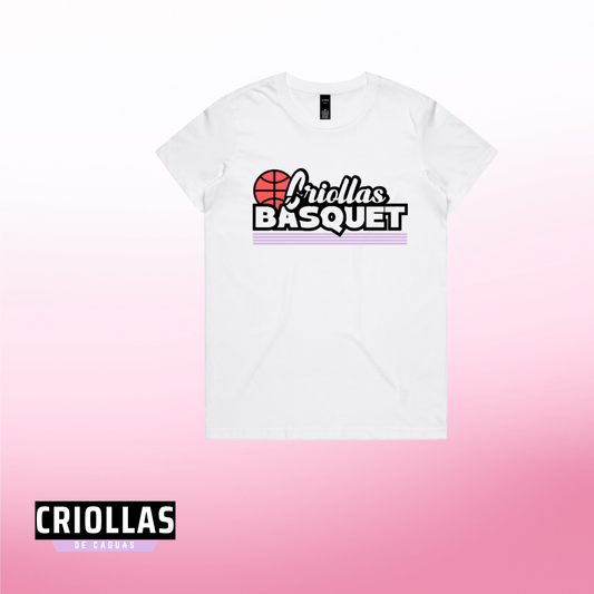 Criollas Basquet - T-Shirt Blanca