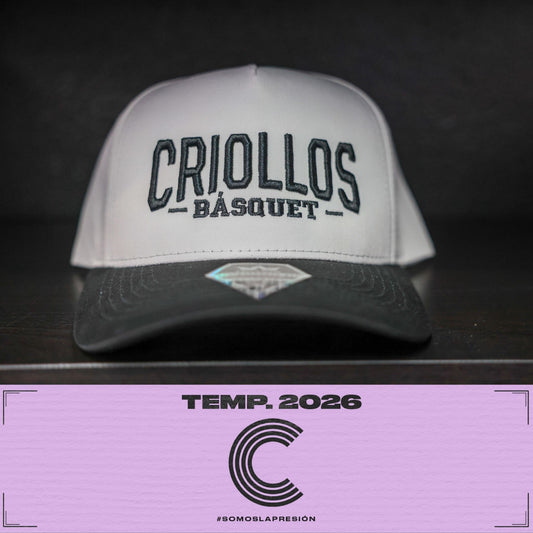 Gorra-Criollos Básquet-Gris