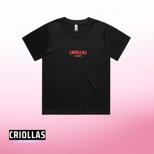 Criollas Basquet - T-Shirt Negra