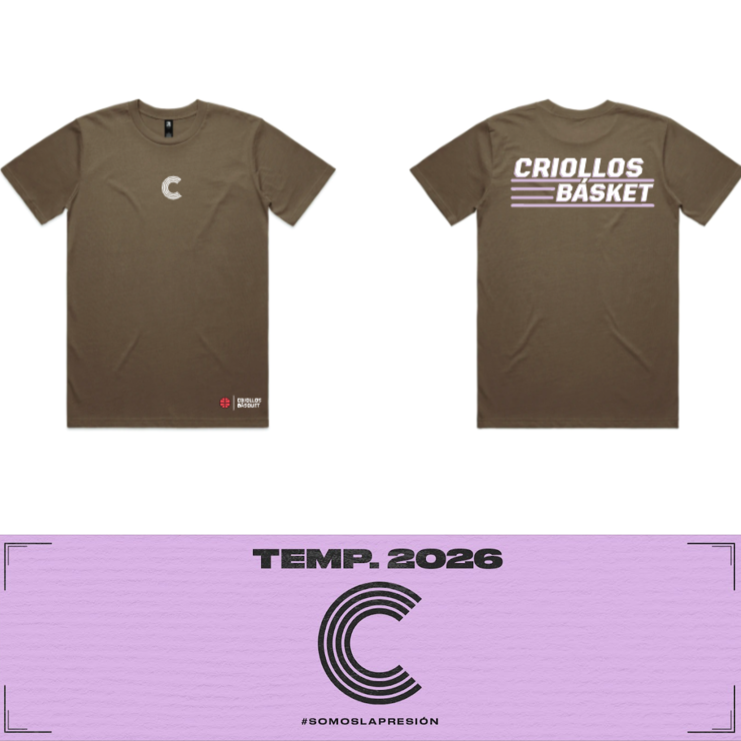 T-Shirt-Criollos Básquet