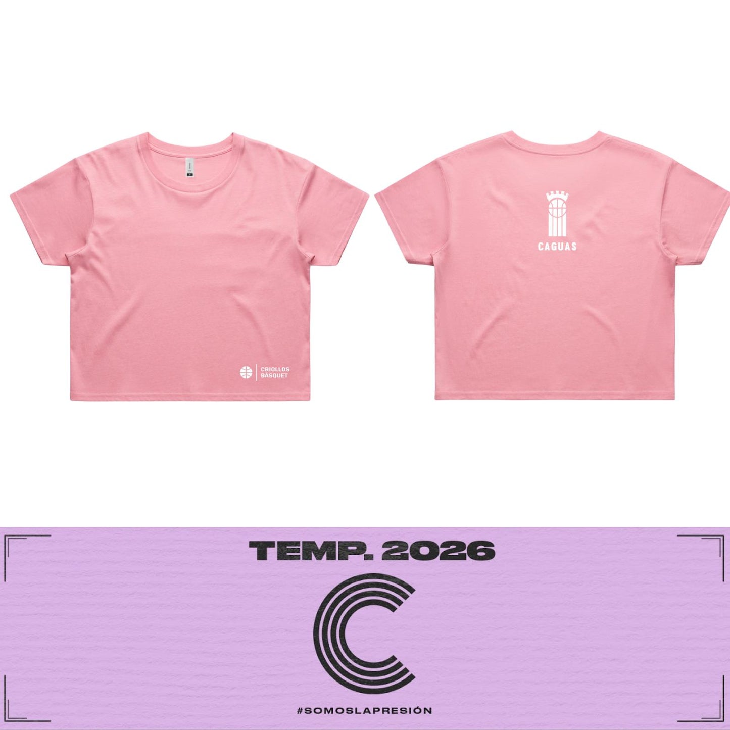 Caguas-Crop Top-Bubblegum