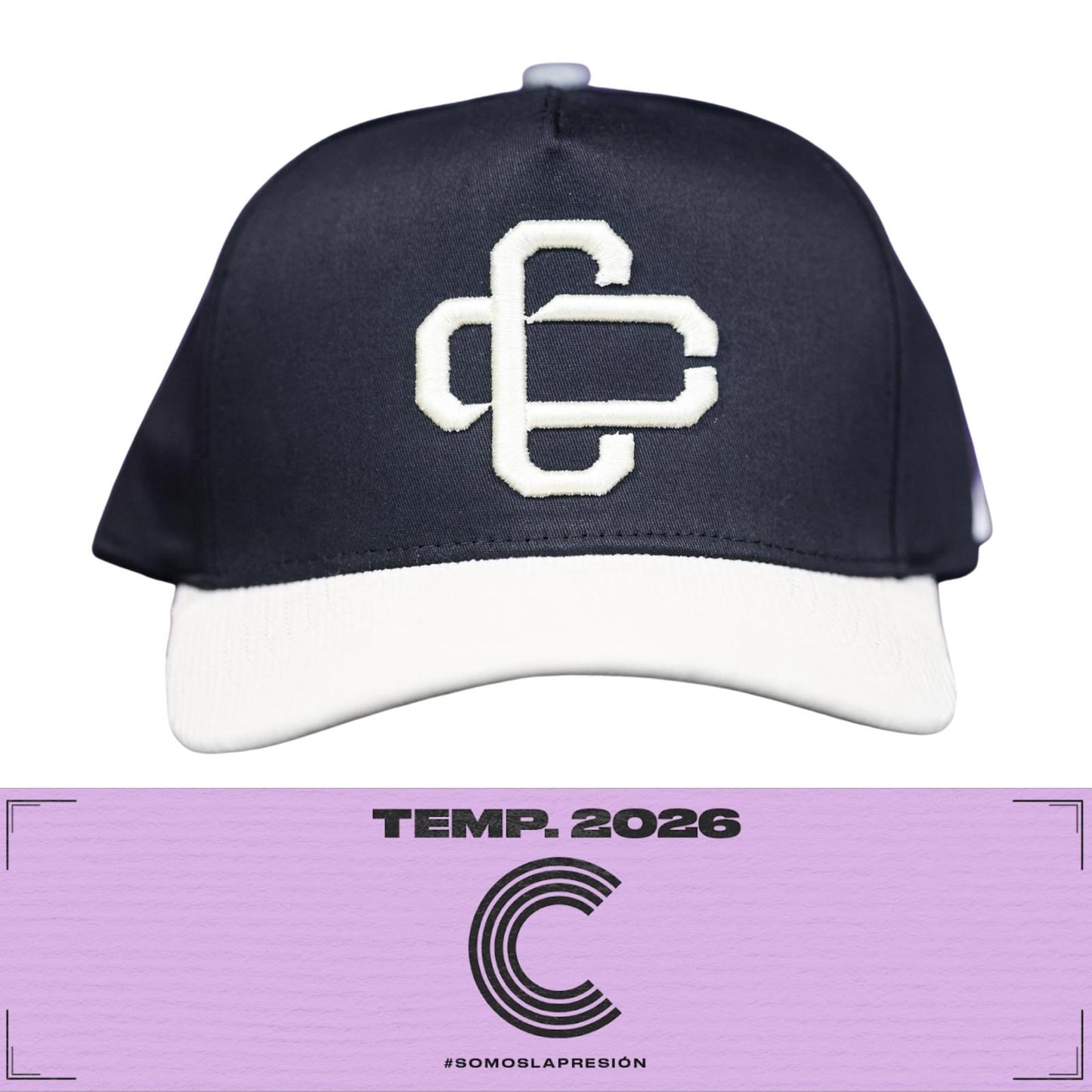 Gorra-CC Negra y Crema