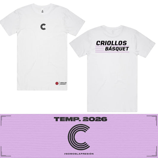 T-Shirt-Criollos Básquet