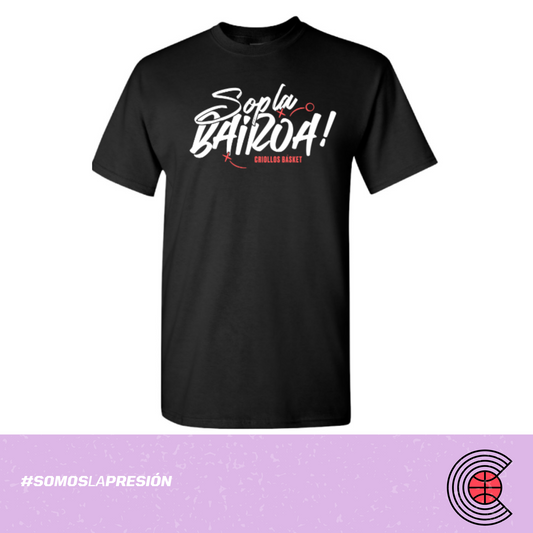 T SHIRT SOPLA BAIROA (BLACK)