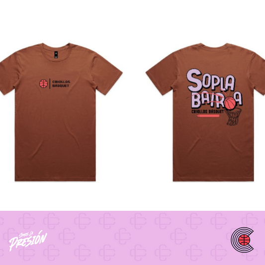 T-SHIRT - Sopla Bairoa (Terracota)
