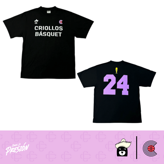 OVERTOP - BLACK T-SHIRT
