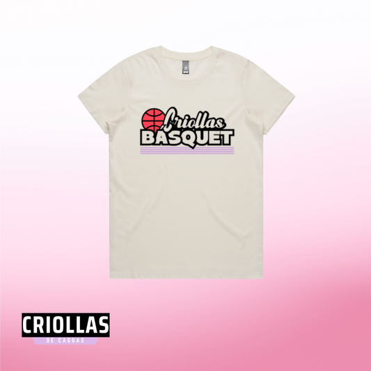 Criollas Basquet- T-Shirt Natural
