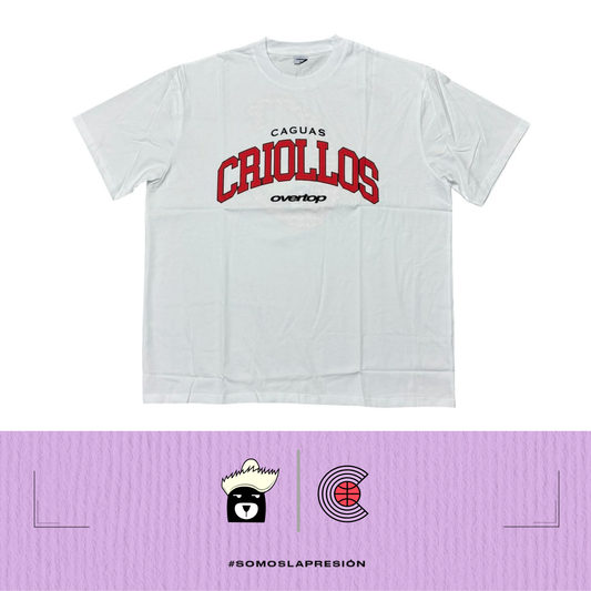 Overtop-Caguas Criollos-T-Shirt-Blanca